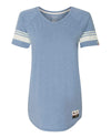 Champion Womens Authentic Originals Triblend Short Sleeve Varsity T-shirt