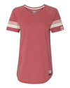 Champion Womens Authentic Originals Triblend Short Sleeve Varsity T-shirt