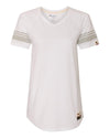 Champion Womens Authentic Originals Triblend Short Sleeve Varsity T-shirt