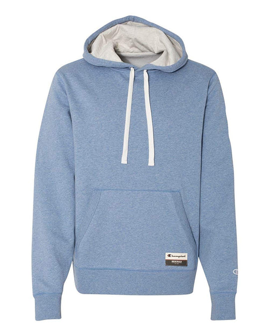 Champion Mens Authentic Originals Sueded Fleece Hooded Sweatshirt