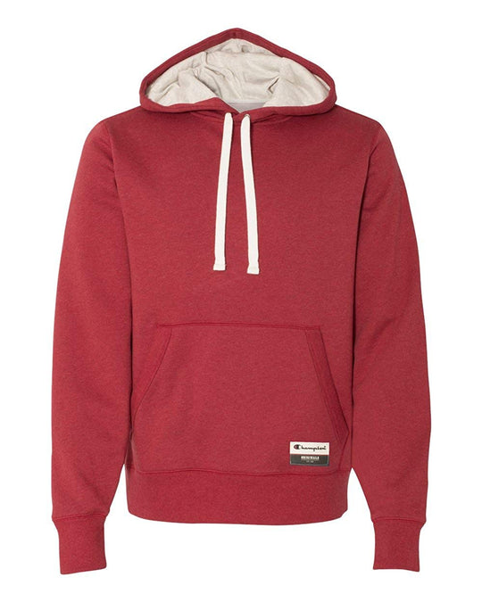 Champion Mens Authentic Originals Sueded Fleece Hooded Sweatshirt
