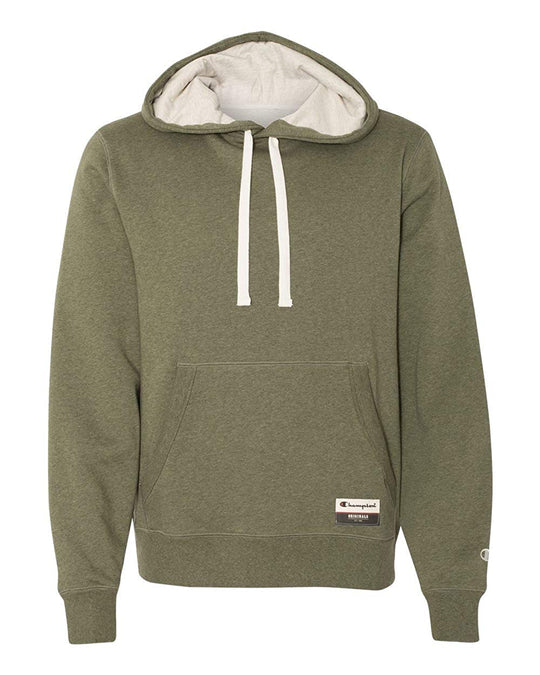 Champion Mens Authentic Originals Sueded Fleece Hooded Sweatshirt