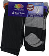 Fruit of the Loom Boys Core 6 Pack Crew Socks