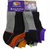 Fruit of the Loom Boys Core 6 Pack No Show Socks
