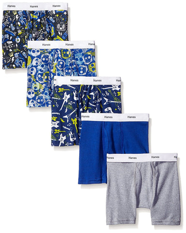Hanes Toddler Boys 5-Pack Glow In The Dark Boxer Brief