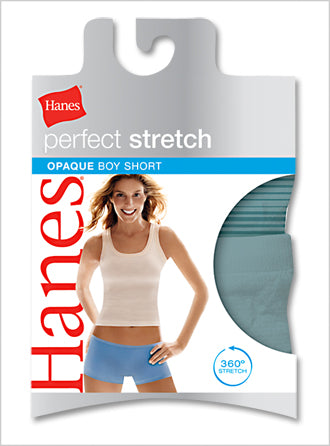 Hanes Perfect Panty Opaque Boy Short