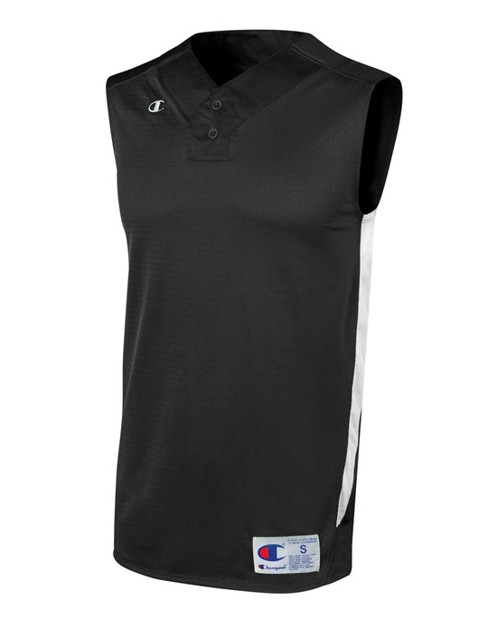 Champion Men's and Youth Prospect Baseball Double Dry Sleeveless Henley Jersey