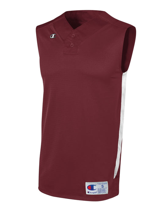 Champion Men's and Youth Prospect Baseball Double Dry Sleeveless Henley Jersey
