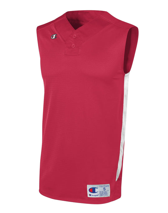 Champion Men's and Youth Prospect Baseball Double Dry Sleeveless Henley Jersey