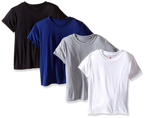 Hanes Boys 4-Pack X-Temp Crew Shirts