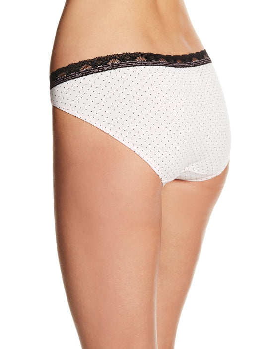 Barely There Women`s Cotton Stretch Lace Waist Bikini