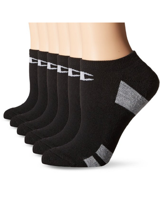 Champion Women`s Performance 6-Pack No-Show Socks