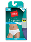 Hanes Womens Comfortblend Hipster, 3-Pack