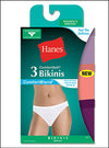 Hanes Womens Comfortblend Hi-cut Panties, 3 Pack