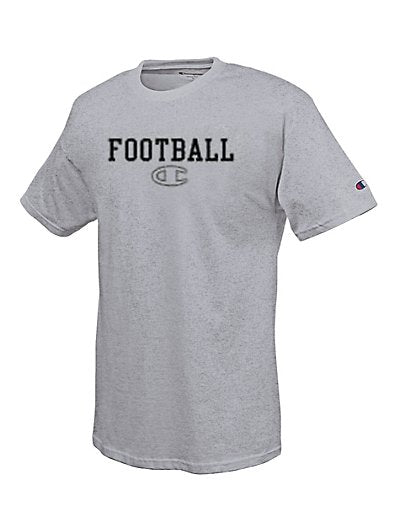 Champion Cotton-Rich Men's T Shirt with Classic Football Graphic
