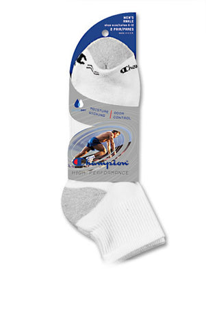 Champion Mens High Performance Ankle 2 Pack