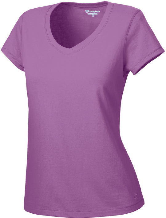 Champion Women's Favorite Cotton V-Neck T-Shirt