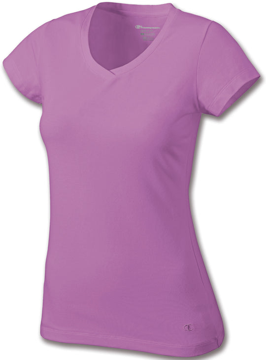 Champion Double Dry Cotton Solid-Color Women's T Shirt