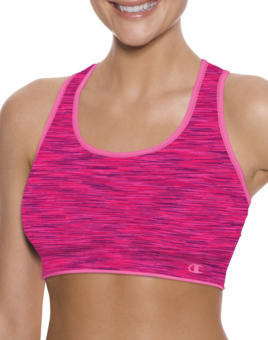 Champion Double Dry Dip-Dye Seamless Racerback Sports Bra
