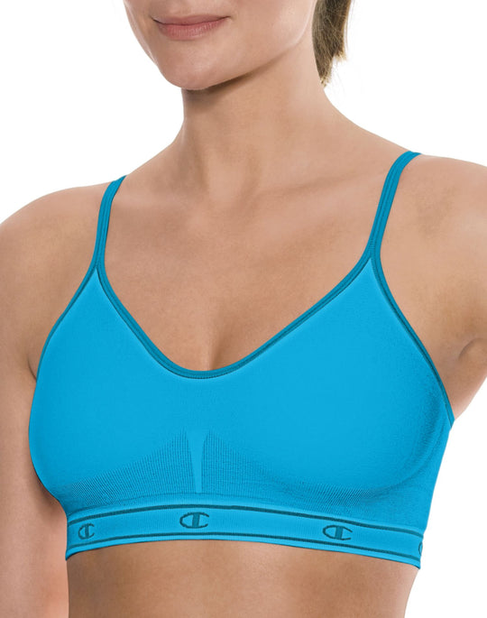 Champion Womens All Day Seamless Fitness Wire-Free Sports Bra