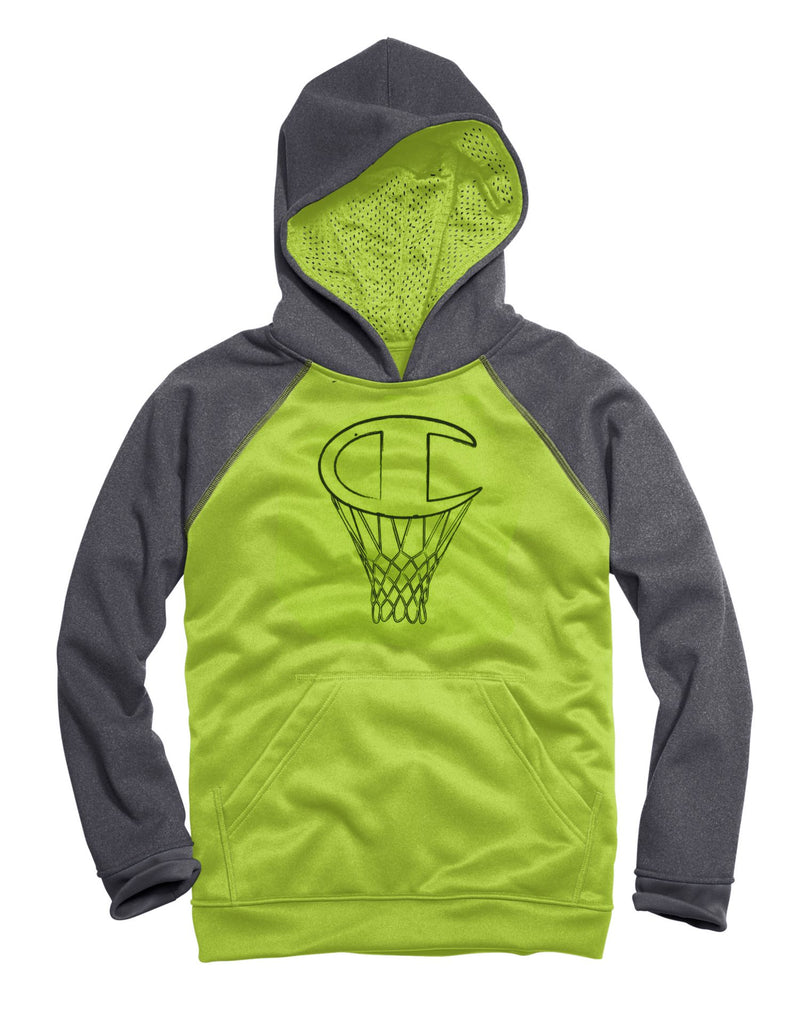 Champion Boys` Tech Fleece Graphic Pullover Hood