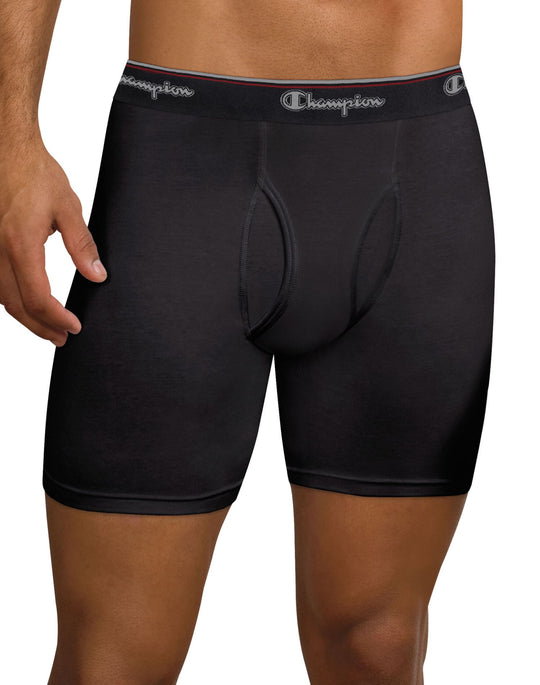 Champion Men's Boxer Brief Gym 4 Pack
