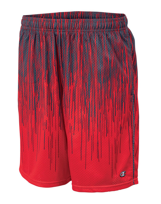 Champion Authentic Printed Men's Mesh Shorts With Pockets