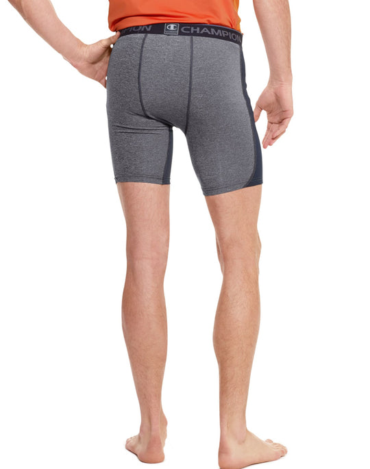 Champion Men`s PowerTrain PowerFlex Solid Compression Shorts