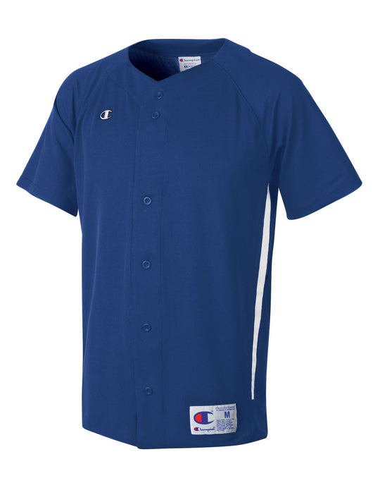 Champion Men's and Youth Prospect Baseball Double Dry Short Sleeve Full Button Jersey