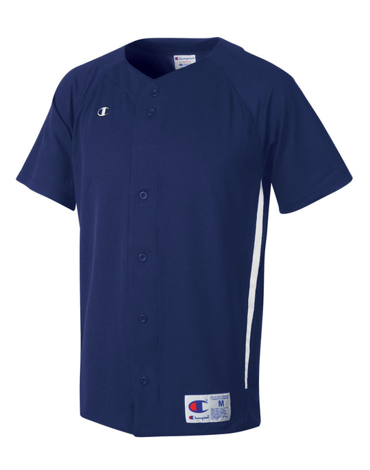 Champion Men's and Youth Prospect Baseball Double Dry Short Sleeve Full Button Jersey