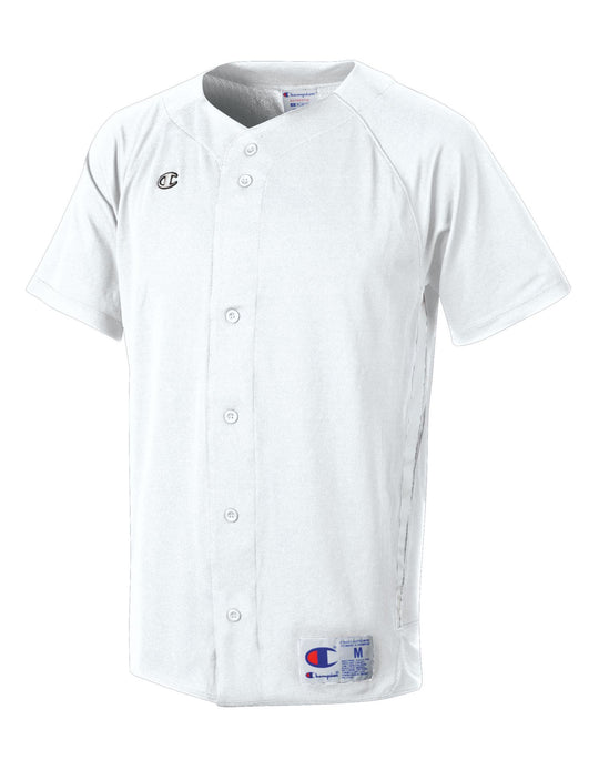 Champion Men's and Youth Prospect Baseball Double Dry Short Sleeve Full Button Jersey