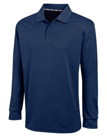 Champion Men's Ultimate Double Dry Long Sleeve Polo
