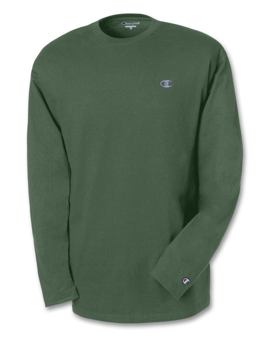 Champion Cotton Jersey Long-Sleeve Men's T Shirt