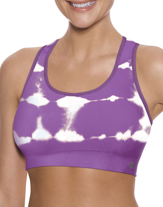 Champion Double Dry Dip-Dye Seamless Racerback Sports Bra