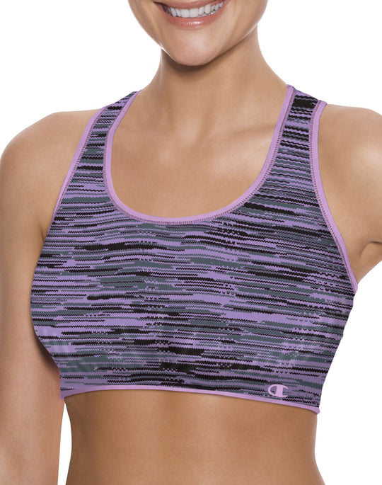 Champion Double Dry Dip-Dye Seamless Racerback Sports Bra