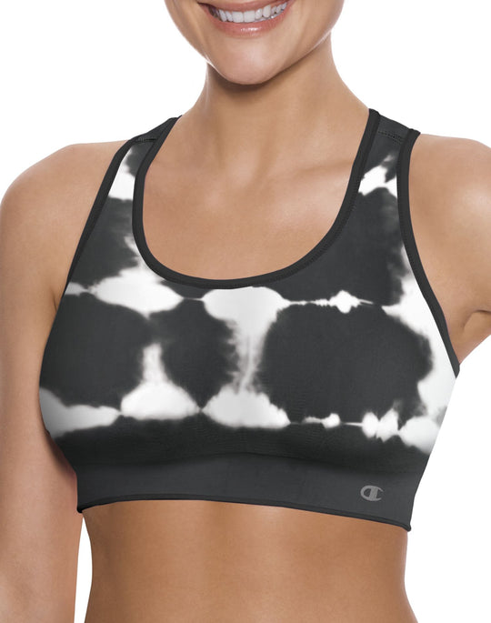 Champion Double Dry Dip-Dye Seamless Racerback Sports Bra