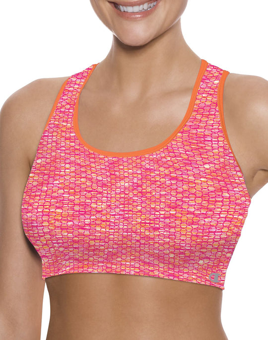 Champion Double Dry Dip-Dye Seamless Racerback Sports Bra