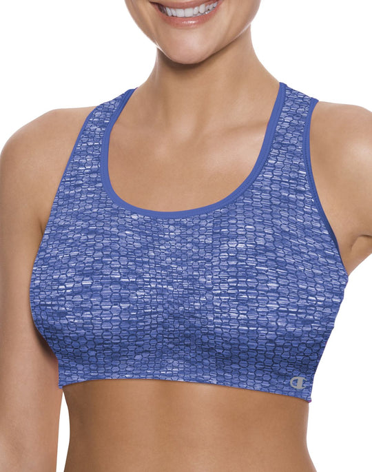 Champion Double Dry Dip-Dye Seamless Racerback Sports Bra