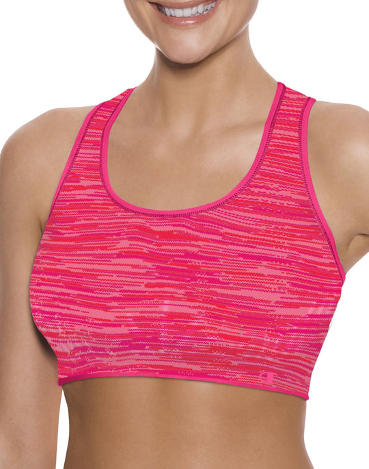 Champion Double Dry Dip-Dye Seamless Racerback Sports Bra