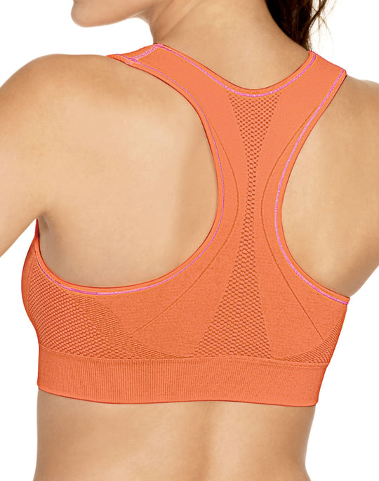 Champion Double Dry Women's Seamless Racer-Back Medium Control Sports Bra