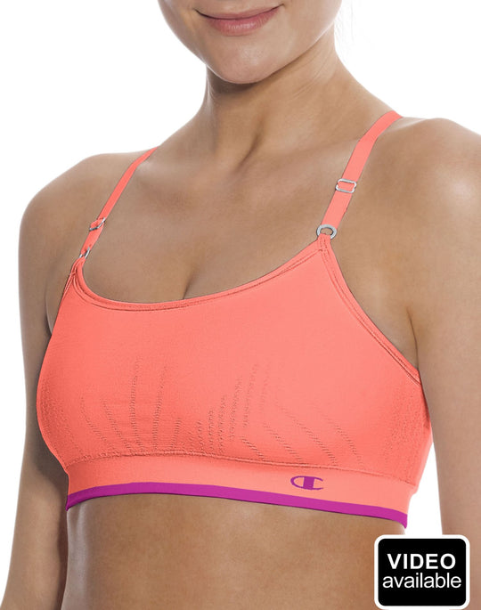 Champion Double Dry Seamless Cami Sports Bra