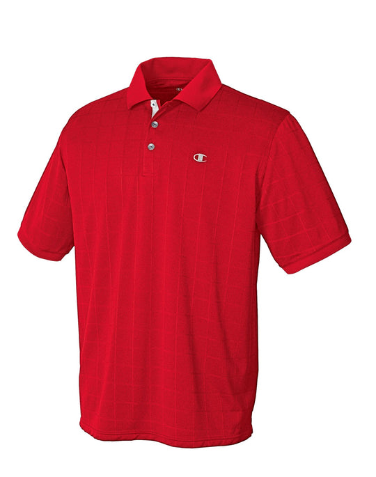 Champion Double Dry Windowpane Men's Polo Shirt