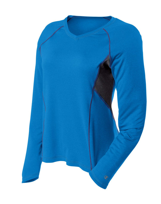 Champion Double Dry Fitness Long-Sleeve Women's T Shirt