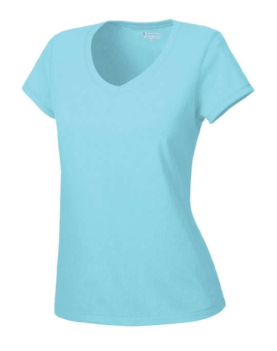 Champion Women's Favorite Cotton V-Neck T-Shirt
