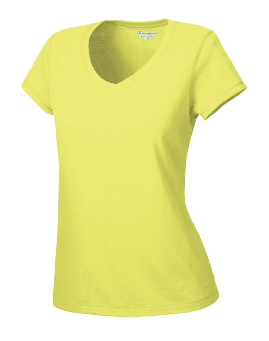 Champion Women's Favorite Cotton V-Neck T-Shirt