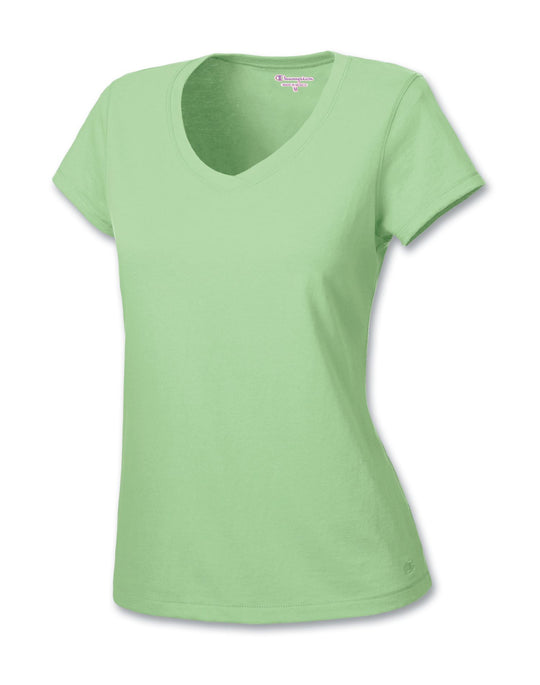 Champion Women's Favorite Cotton V-Neck T-Shirt