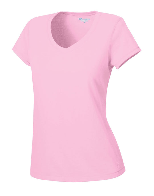 Champion Women's Favorite Cotton V-Neck T-Shirt