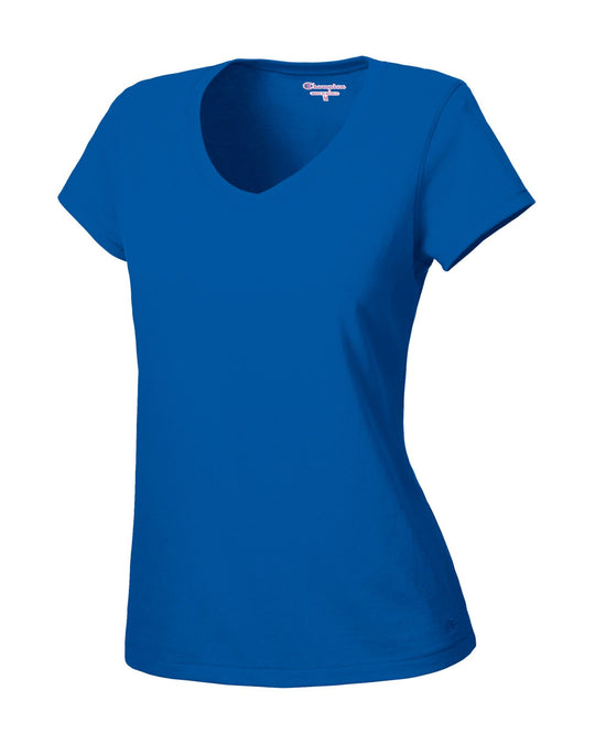 Champion Women's Favorite Cotton V-Neck T-Shirt