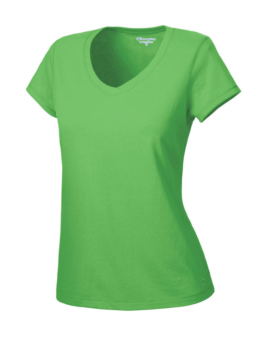 Champion Women's Favorite Cotton V-Neck T-Shirt
