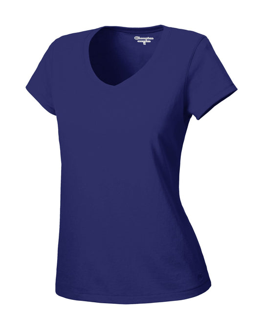 Champion Women's Favorite Cotton V-Neck T-Shirt